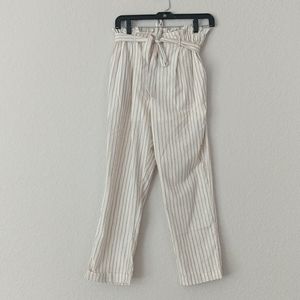 Linen ankle pants